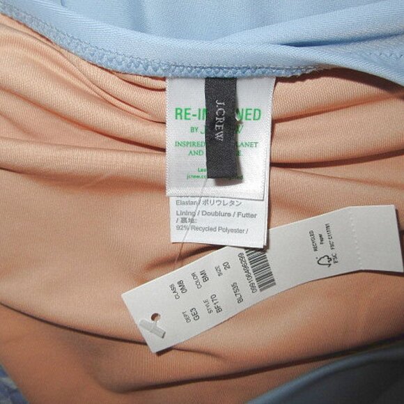 J Crew One Piece Swimsuit Size 20 Bow Shoulder Bra Full Coverage Coquette Fairy - Picture 4 of 8